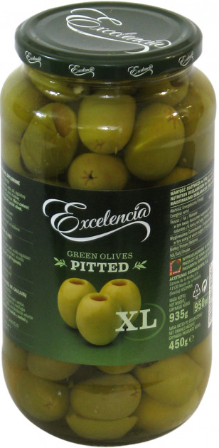 Оливки Exelencia зелёные без косточки 950 мл
Оливки Exelencia зелёные без косточки 950 мл