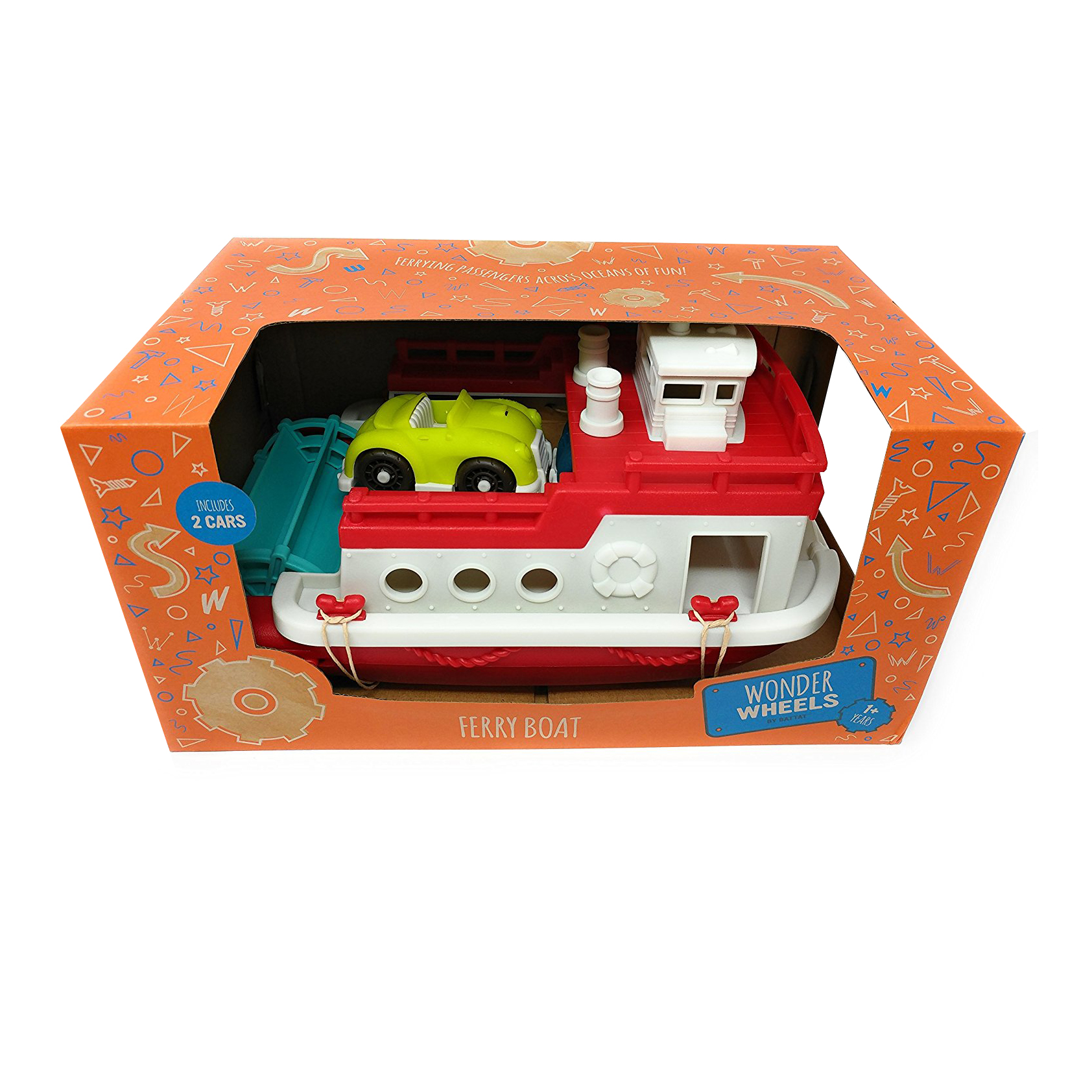 Игровой набор Battat Паром, корабль, 2 машинки
Игровой набор Battat Паром, корабль, 2 машинки
