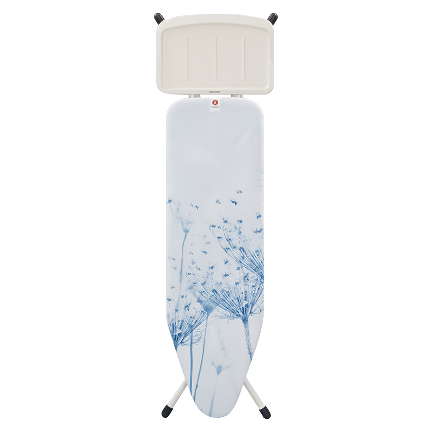 

Гладильная доска Brabantia Cotton Flower, с подставкой для парогенератора, 124x38 см