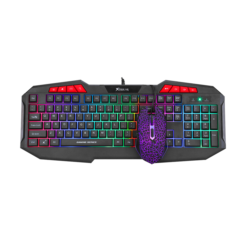 

Комплект игровой XTRIKE ME MK-503 проводная клавиатура+мышь