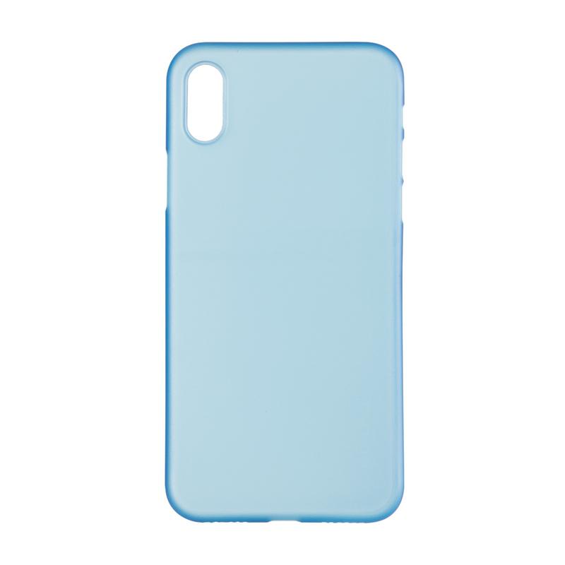 

Чехол-накладка G-Case Couleur Series PP 0.3mm for iPhone X Transparent Blue
