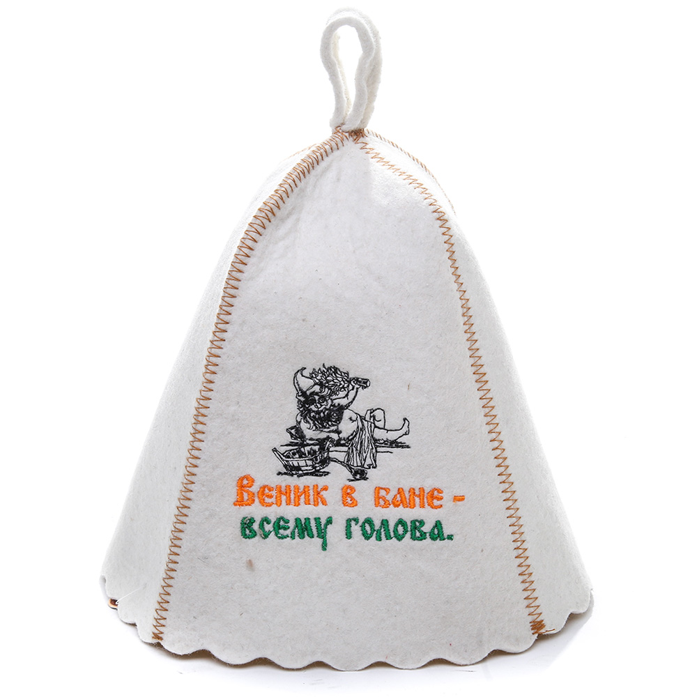 

Колпак для бани, белый