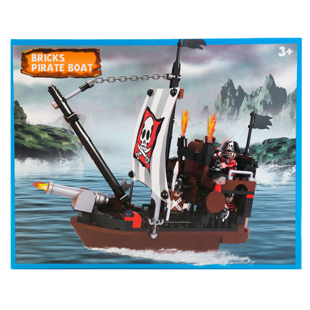 

Конструктор Bricks pirate boat, 167 шт.