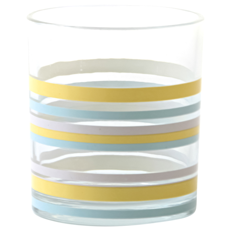 

Стакан Actuel в желто-голубую полоску, 300 мл