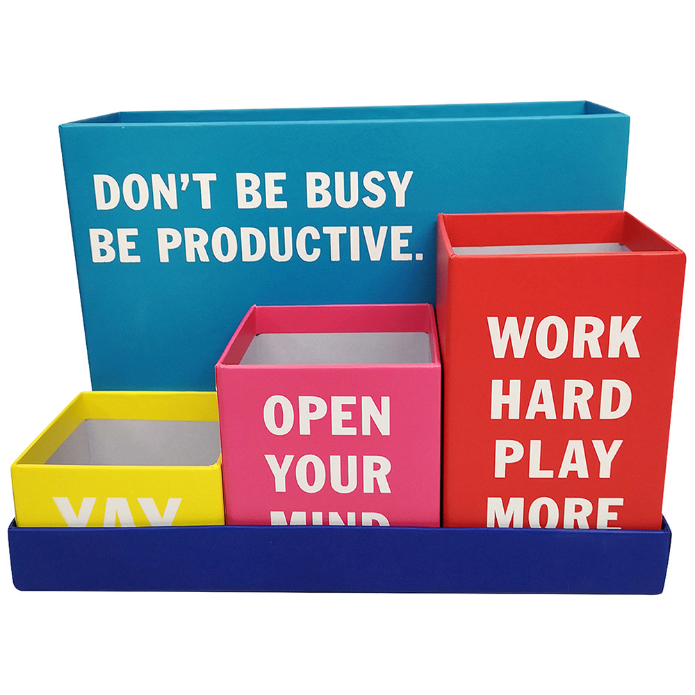 

Набор офисных настольных органайзеров Auchan KOLOR, 5 предметов