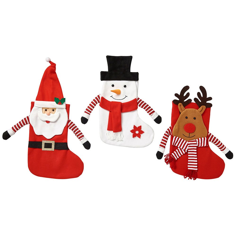 

Носок новогодний фетровый, 40 см