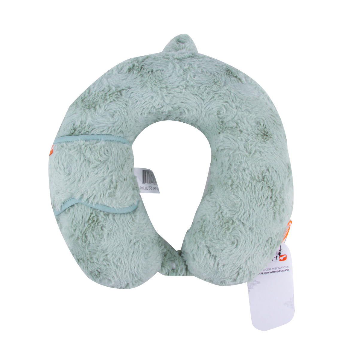 

Набор подушка + маска для путешествий Airport, искусственный мех