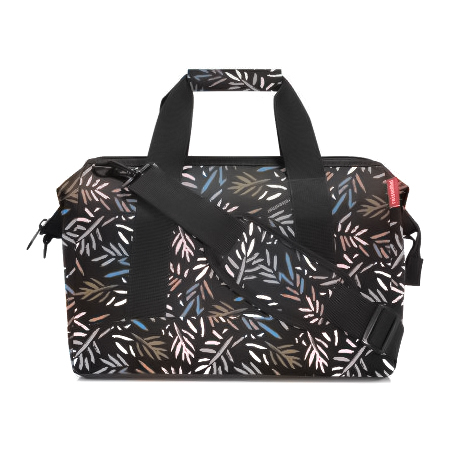 

Дорожная сумка Аllrounder M Reisenthel, 40х33,5х24 см, 18л, черный принт 03600745