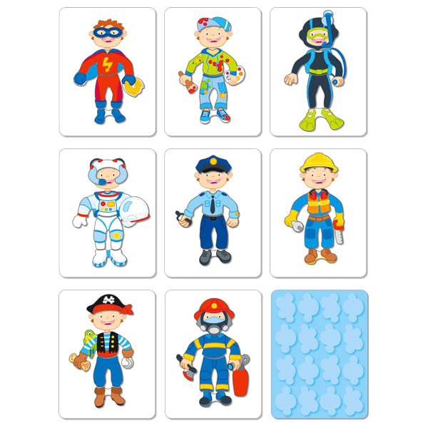 

Магнитная книга Goki Наряд для мальчика 58741G