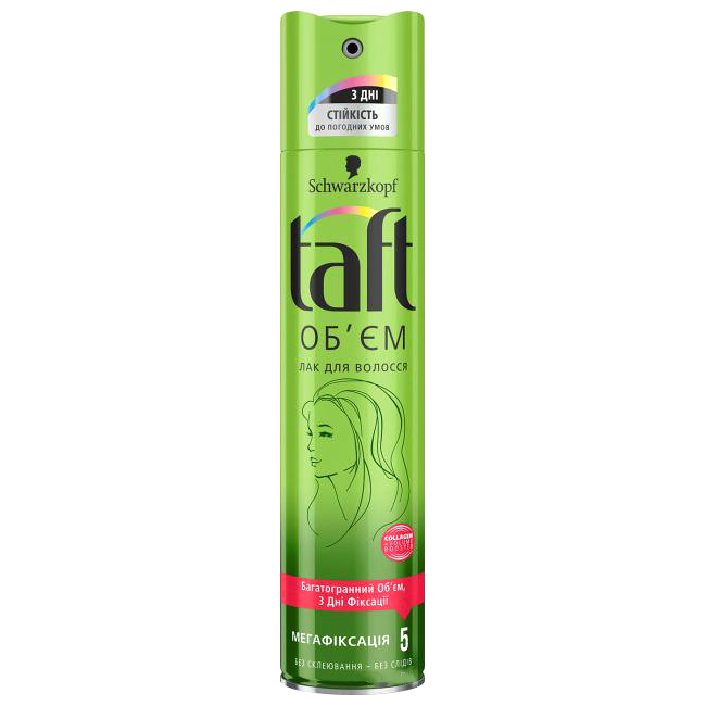 

Лак для волос Taft Volume Мегафиксация, 250 мл