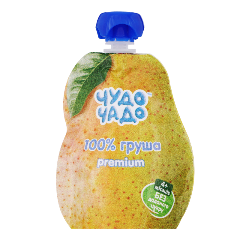 

Пюре для детей от 4мес натуральное стерилизованное Груша Premium Чудо-Чадо д/п 90г