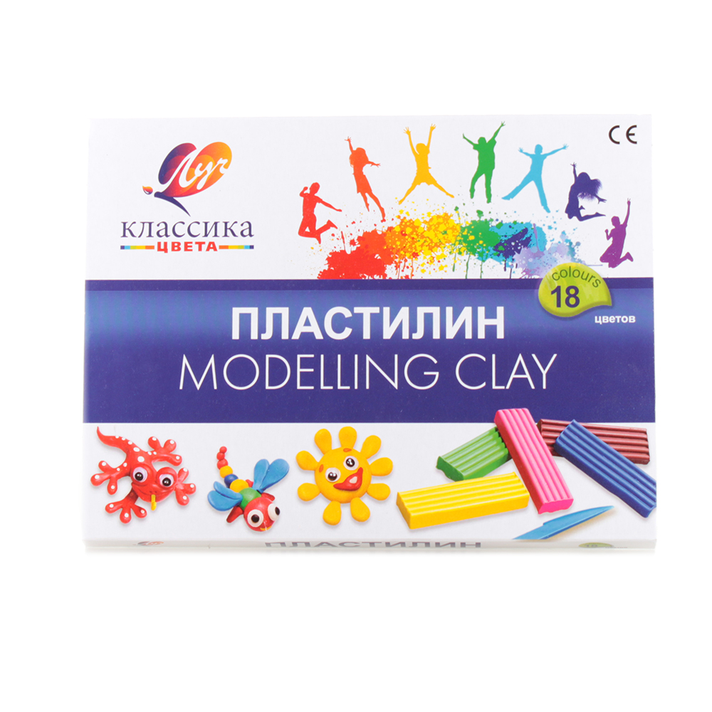 

Пластилин Луч Классика, 18 цветов