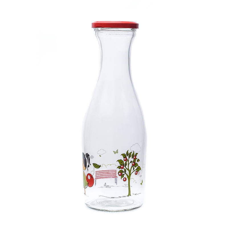 

Бутылка кухонная стеклянная Everglass Девочка, 1 л