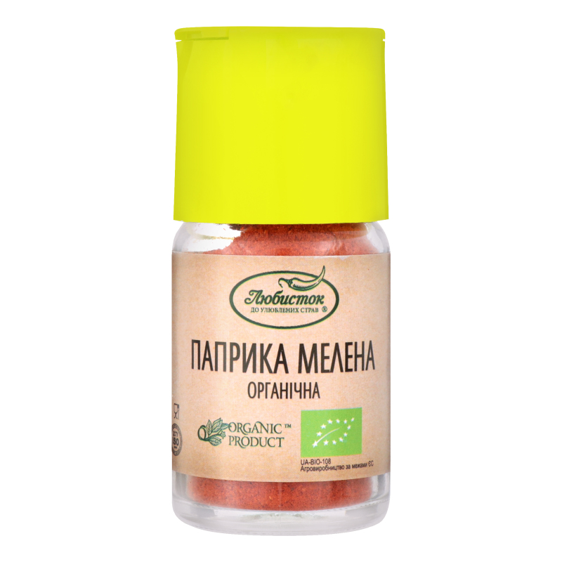 

Паприка молотая Любисток органическая, 25 г