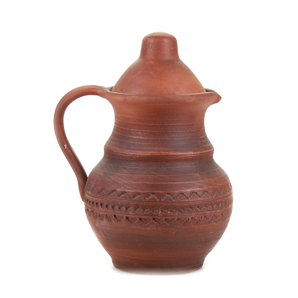 

Кувшин гончарный с крышкой, 1,5 л