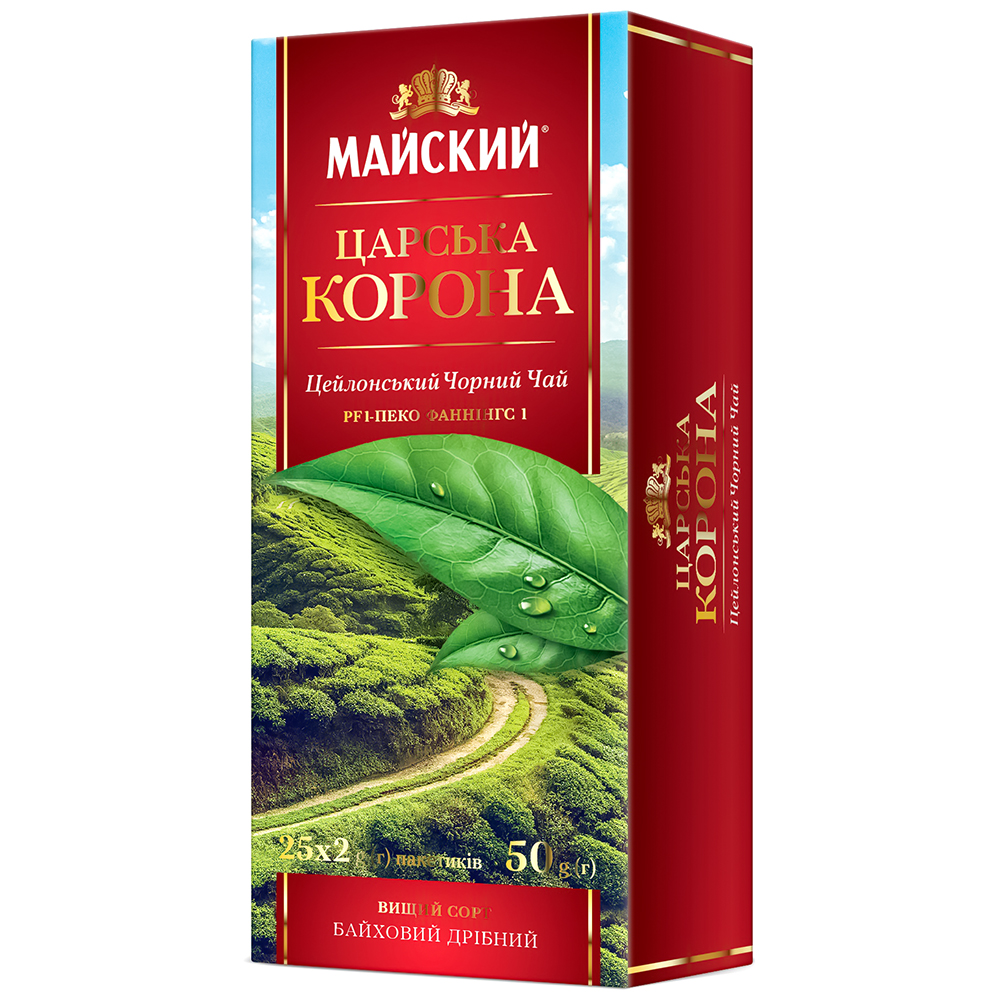 

Чай черный Майский Царская Корона, 25 шт.
