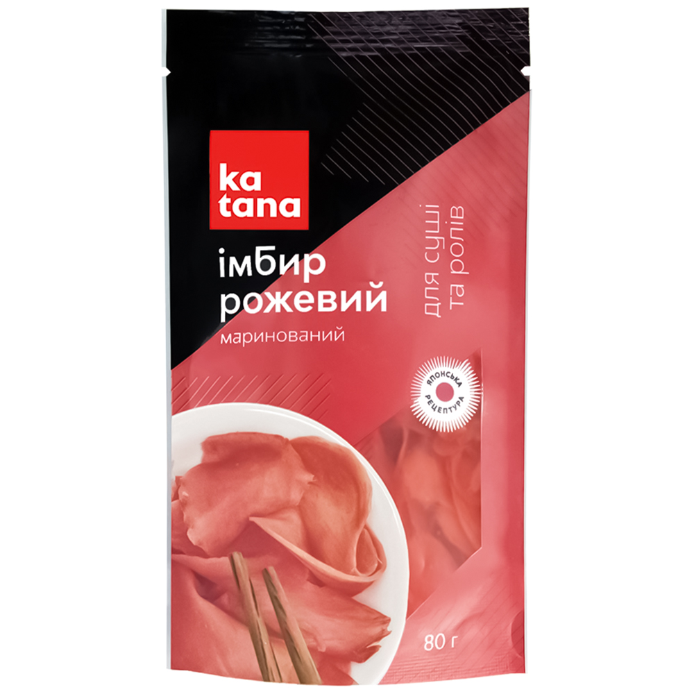 

Имбирь розовый маринованный Katana, 80 г