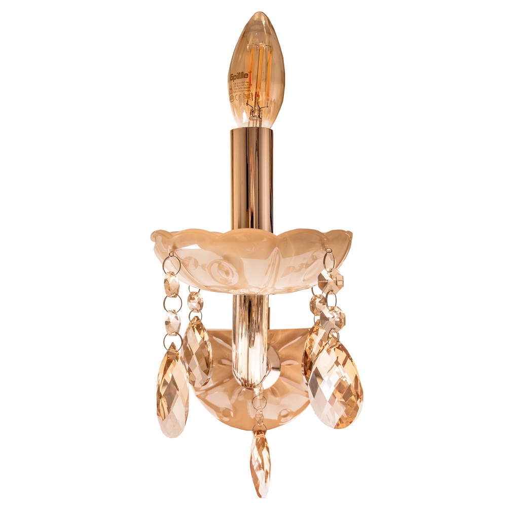 

Бра настенное накладное классическое BCL-689W/1 E14 G