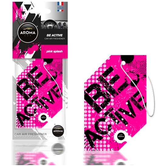 

Ароматизатор Aroma Car, Be Active Pink Splash