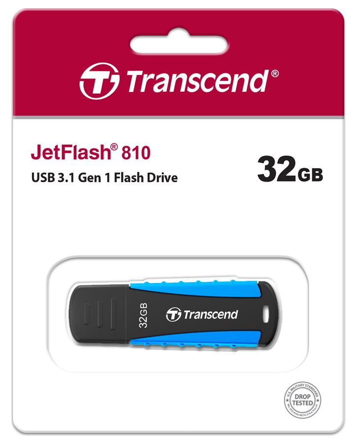 

Накопитель Transcend 32GB USB 3.1 JetFlash 810 Rugged