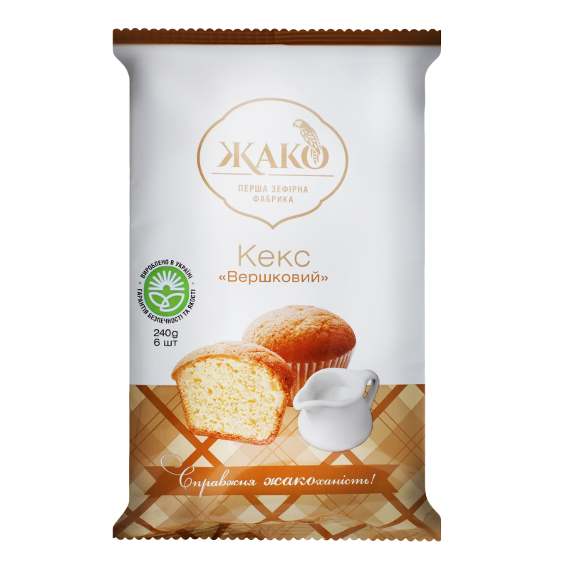 

Кекс Сливочный Жако м/у 240г