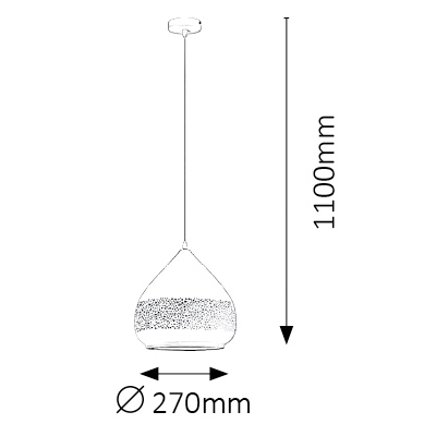 

Люстра Rabalux Kaia E27 40W IP20 2279