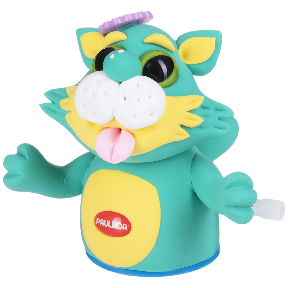 

Масса для лепки Paulinda PL-081177-3 Super Dough Circle Baby Кот, заводной механизм, зеленый
