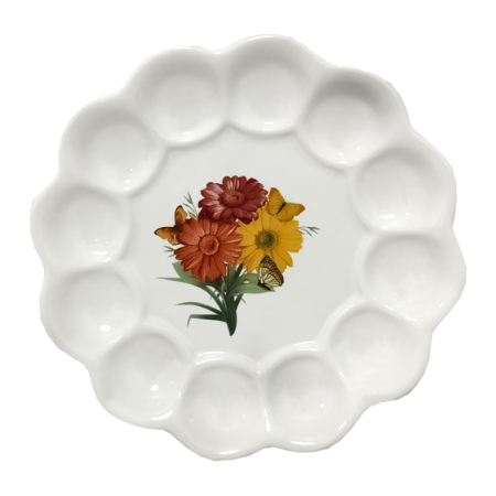 

Тарелка Пасхальная Цветы керамика 22 см