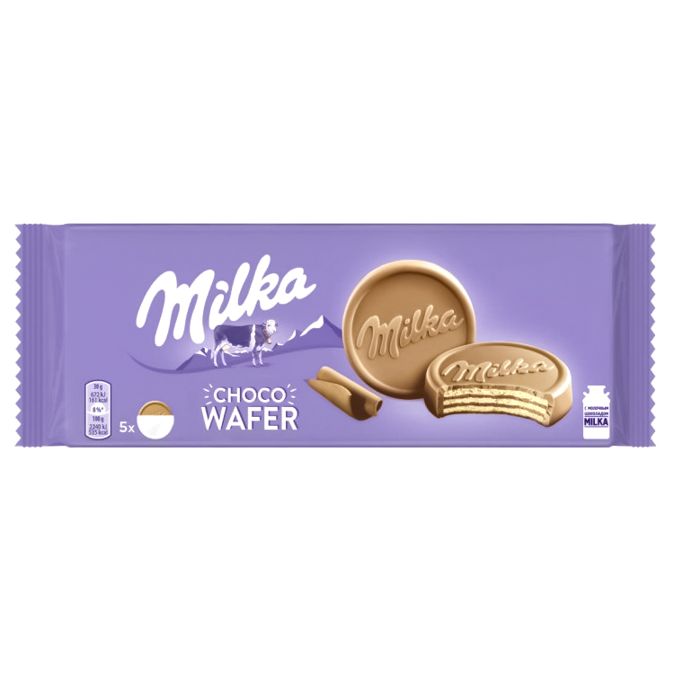 

Вафли с начинкой с какао Milka Choco wafer c молочным шоколадом, 150 г