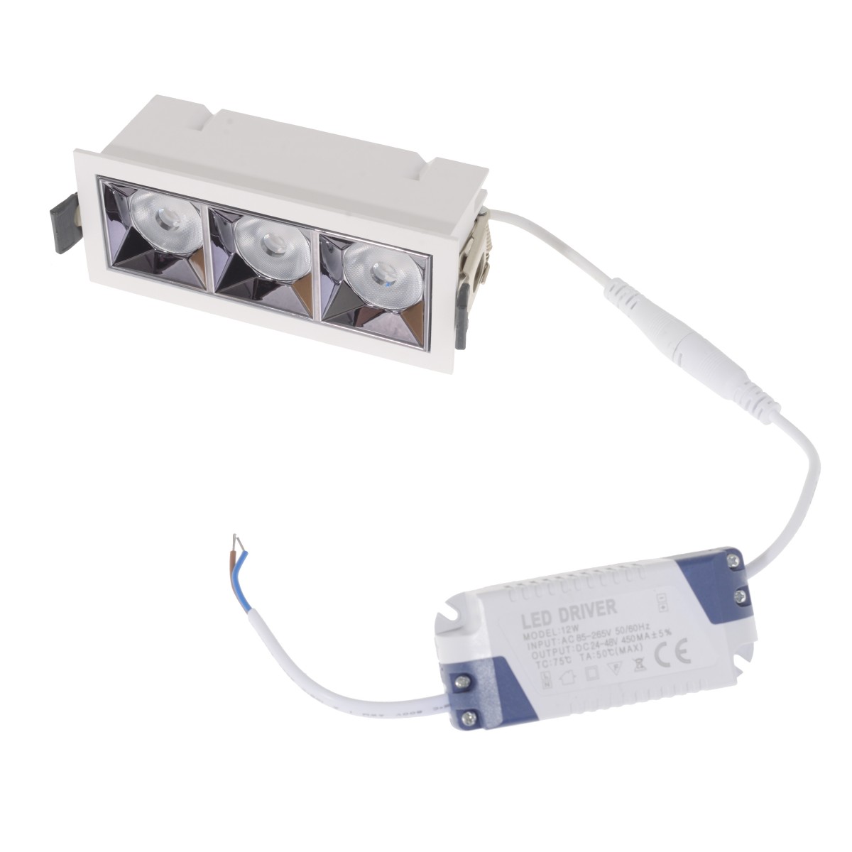 

Светильник точечный LED HDL-DT 203/3*4W WW WH