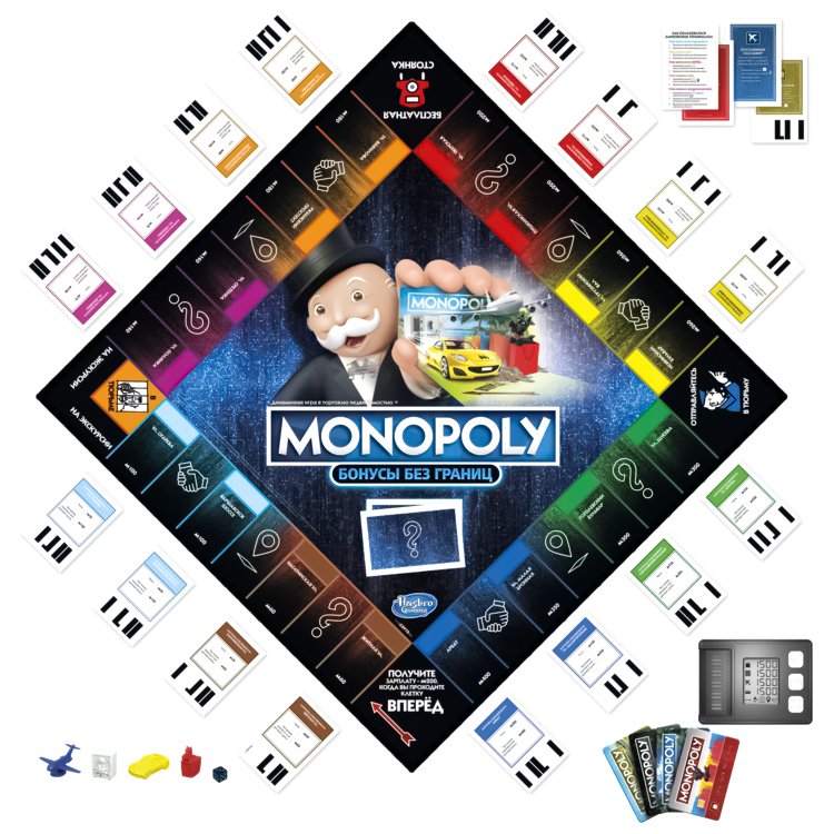 

Игра настольная Hasbro Монополия: Бонусы без границ