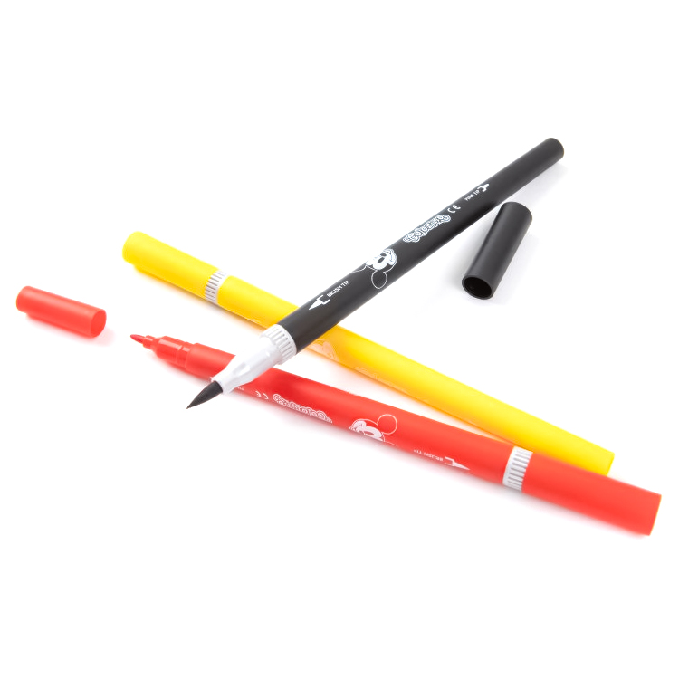 

Фломастеры цветные двухсторонние Colorino Mickey 10 цветов, 10 шт.