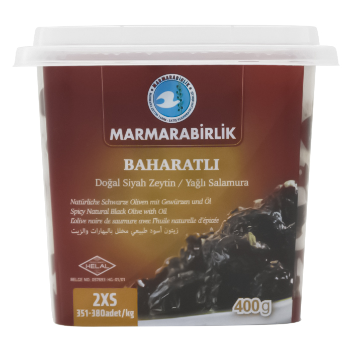 

Маслины черные вяленые Marmarabirlik, 400 г