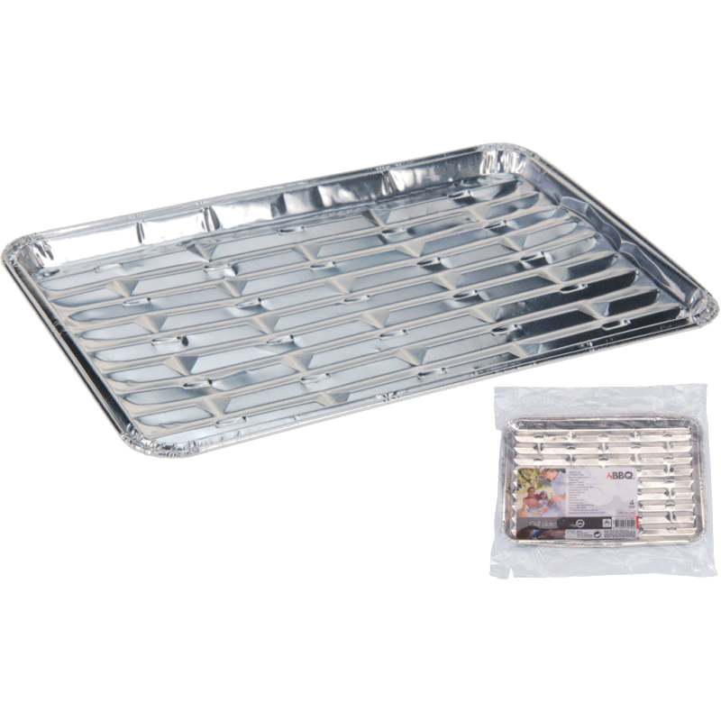 

Поднос алюминиевый BBQ, 24х16 см, 4 шт.
