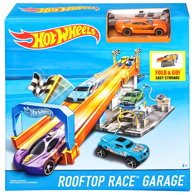 

Игровой набор Hot Wheels Гараж на крыше