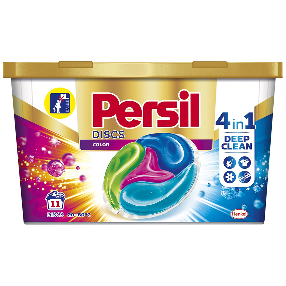 

Капсулы для стирки Persil Discs Color Deep Clean 4 в 1, 11 шт.