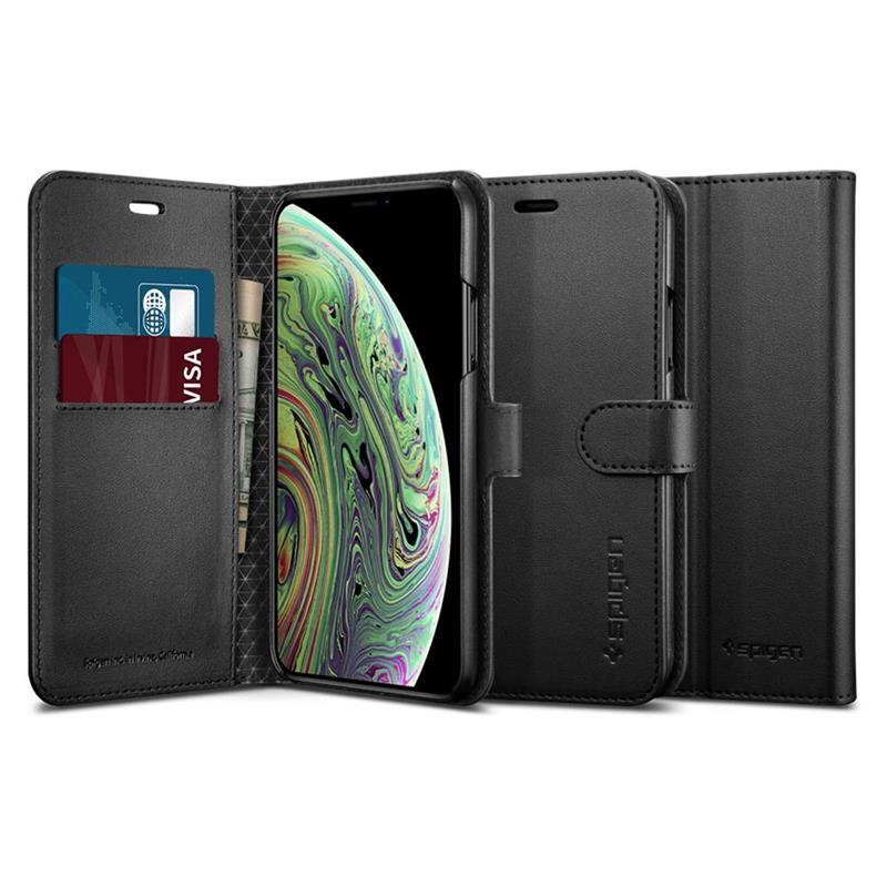 

Чехол Spigen для iPhone XS Wallet S Black