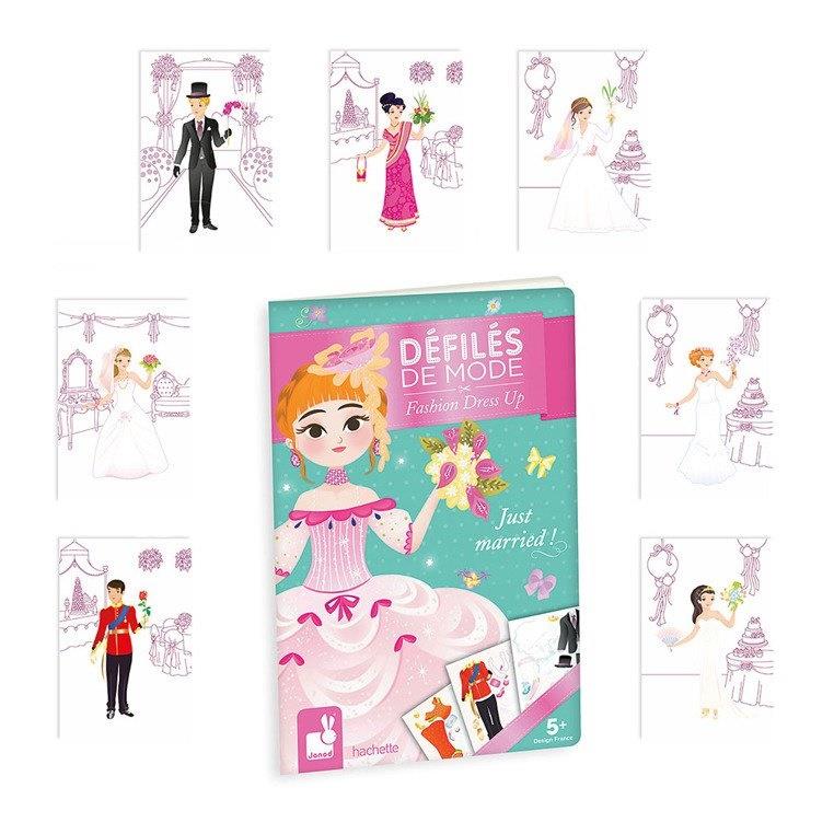 

Набор для творчества Janod Бумажные куклы, свадебные наряды [J07840]