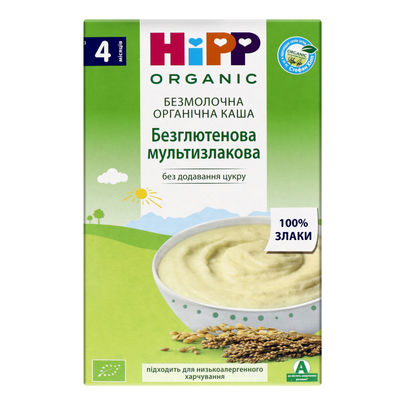 Каша безмолочная hipp кукурузная органическая